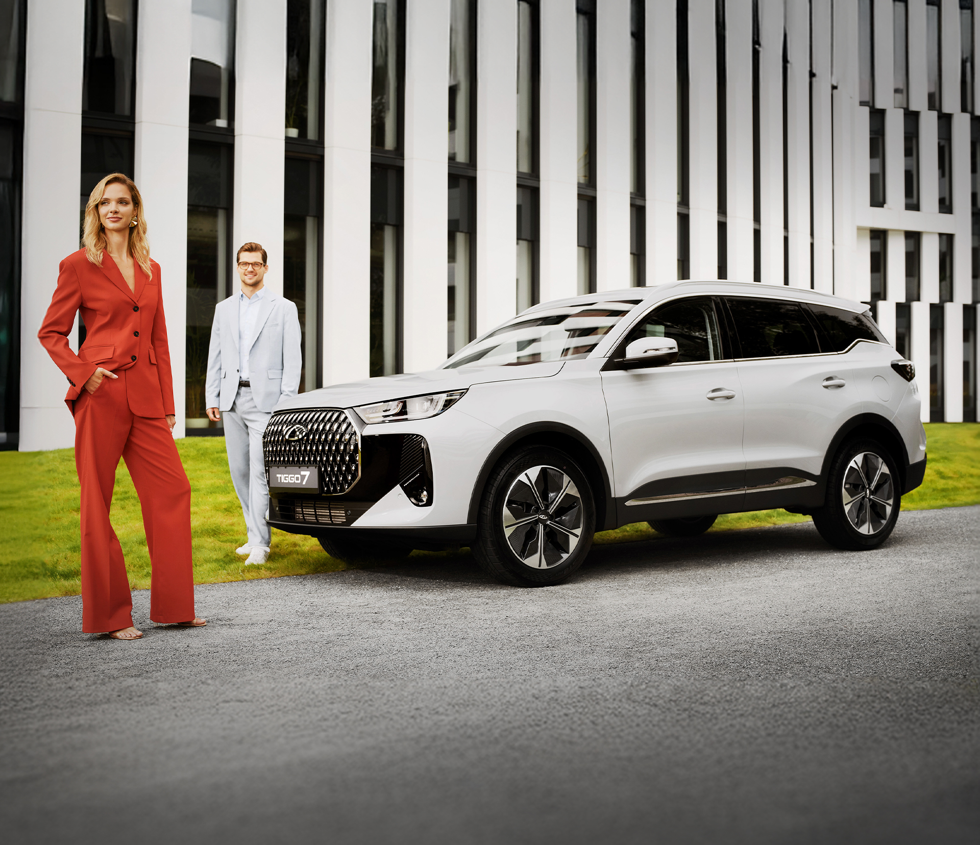 CHERY TIGGO 7 w kolorze Pearl White